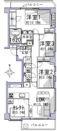 藤和三田綱町ホームズ 4階 間取り図