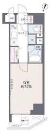 ガリシアヒルズ六本木 13階 間取り図