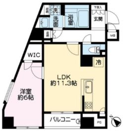 コンシェリア文京根津 1階 間取り図