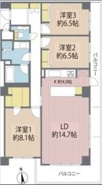 ファミールコート白金ヒルズ 2階 間取り図