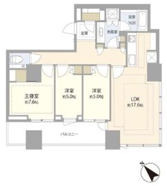 パークコート虎ノ門 12階 間取り図