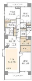 コンフォリア代々木上原 3階 間取り図