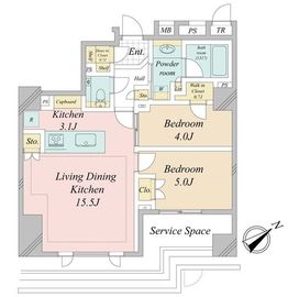 パークホームズ三軒茶屋一丁目 1階 間取り図