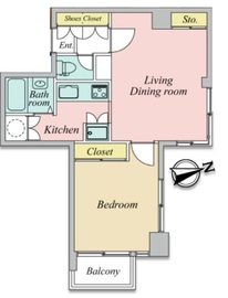 グランドメゾン麻布十番館 6階 間取り図