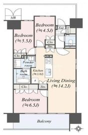 プレミスト有明ガーデンズ 12階 間取り図