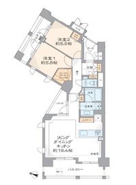 サンクタス本郷 10階 間取り図