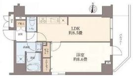 レアライズ新御徒町 7階 間取り図