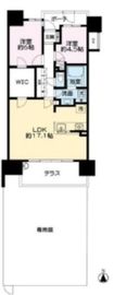 ガーデンティアラ武蔵小杉 1階 間取り図