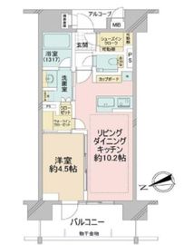 ブランズ四番町 7階 間取り図