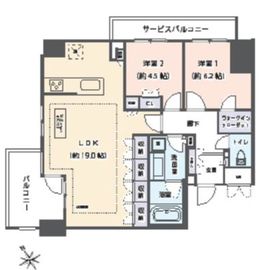 ジオ四谷坂町 3階 間取り図