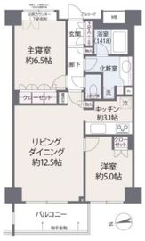 クレッセント二子玉川アッサンブラージュ 4階 間取り図