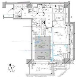 常盤松ハウス 1階 間取り図
