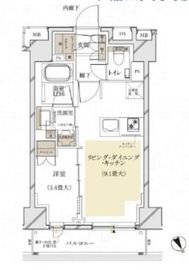 ルジェンテ早稲田 2階 間取り図