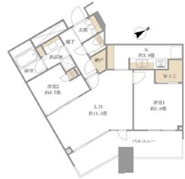 ジャコワ浜町 16階 間取り図