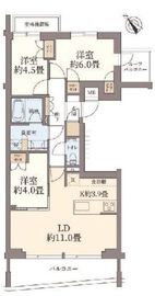 ウエストパークタワー池袋 4階 間取り図