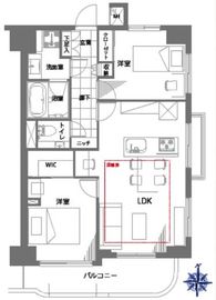 グレイス代官山 6階 間取り図