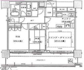 ウエストパークタワー池袋 5階 間取り図