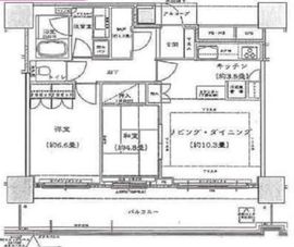 ブリリアタワー品川シーサイド 5階 間取り図