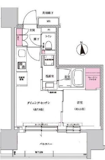 ブリリア秋葉原 2階 間取り図