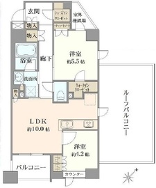 プレシス中野哲学堂パークフロント 3階 間取り図