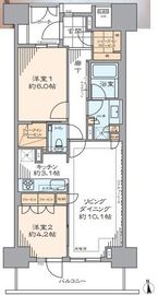 パークハウス文京関口 12階 間取り図
