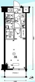 スカイコートパレス芝浦 3階 間取り図