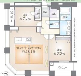 スタイリオ中延駅前 31階 間取り図