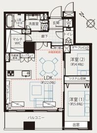 スタイリオ中延駅前 20階 間取り図