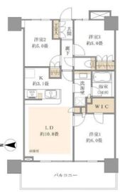 浅草タワー 26階 間取り図