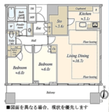 パークタワー晴海 24階 間取り図
