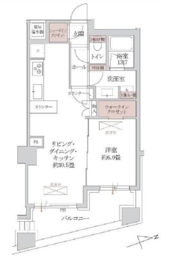 パークコート赤坂ザ・タワー 2階 間取り図