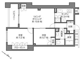 パルテール目黒青葉台 1階 間取り図