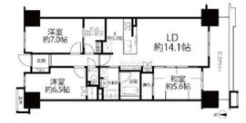 ヴェレーナ王子 3階 間取り図