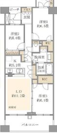 グランヒルズ東陽町 2階 間取り図