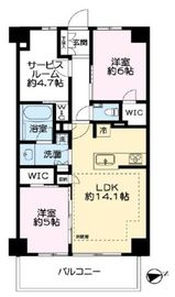 ルフォン南品川 2階 間取り図