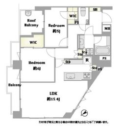 ピアース恵比寿 5階 間取り図