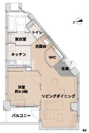 ライオンズガーデン初台 2階 間取り図