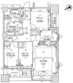 アトラスタワー西新宿 7階 間取り図