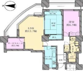 本郷エーワン東大前 6階 間取り図