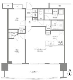 アーバンドックパークシティ豊洲タワー 4階 間取り図