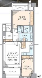 コンフォリア代々木上原 6階 間取り図