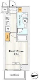 ステージグランデ芝大門 11階 間取り図