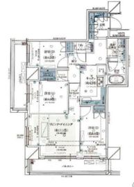 ザ・パークハウス新宿タワー 12階 間取り図