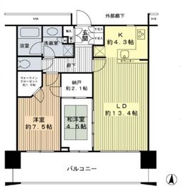 アーバンドックパークシティ豊洲タワー 40階 間取り図