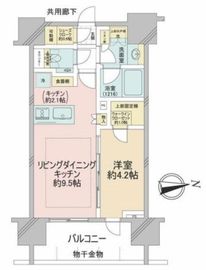 パークアクシス渋谷桜丘ウエスト 2階 間取り図