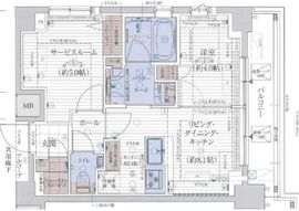 MEW 9階 間取り図