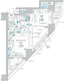 デュオステージ下北沢 2階 間取り図