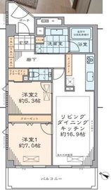 フォルム六番町 8階 間取り図