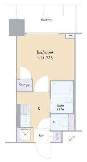 イプセ蒲田ウエスト 7階 間取り図