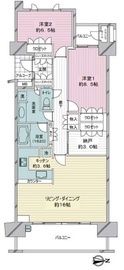 深沢ハウス 5階 間取り図